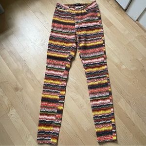 Kate Spade multicolor high waist jean in stiff denim